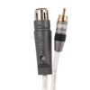 Cablu subwoofer SUPRA SUBLINK 1XLR/F-1RCA WHITE