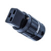CONECTOR MAINS Supra PLUG C-19 RH-IEC BLACK