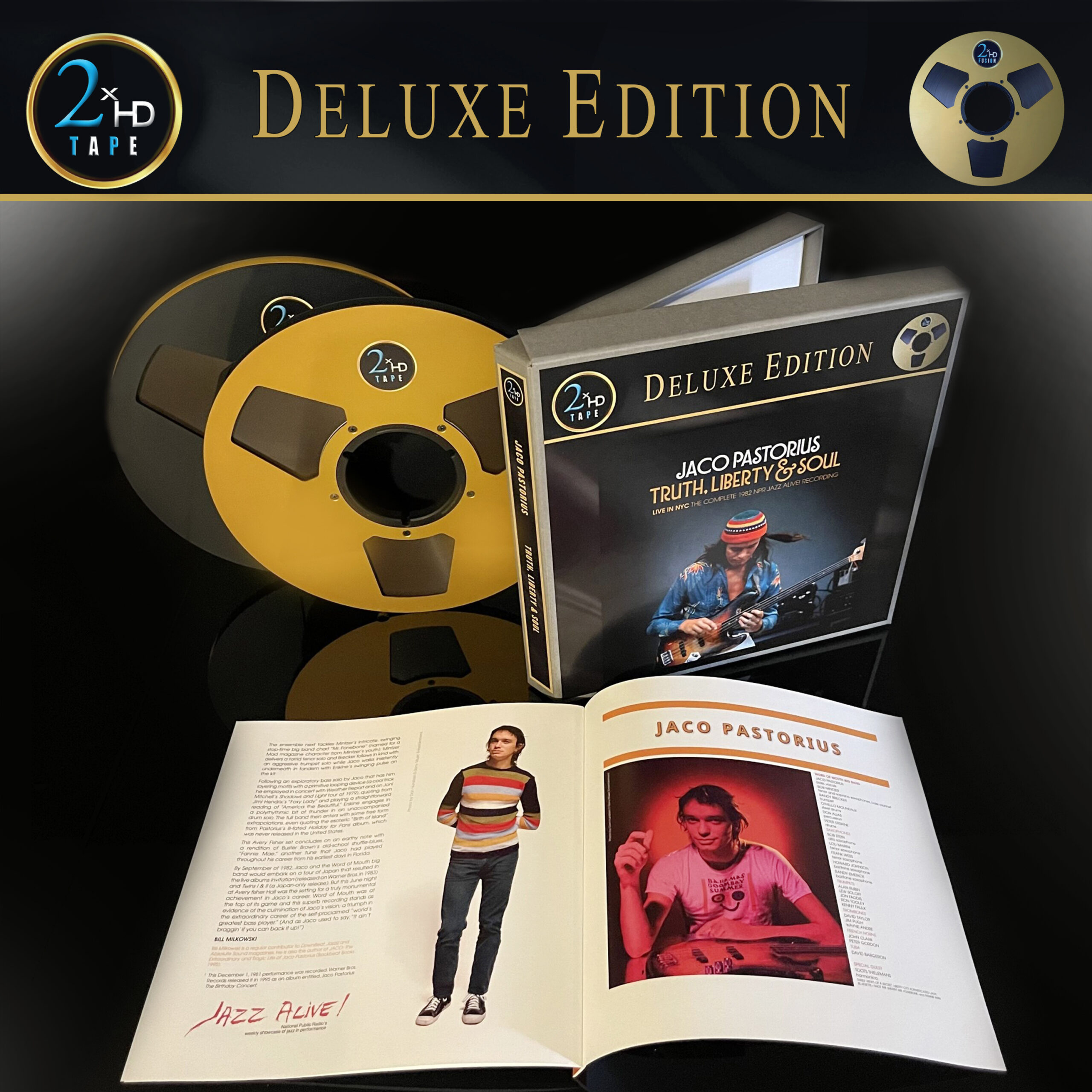 Jaco Pastorius - Truth, Liberty and Soul (Deluxe) (Ediție Deluxe pe bandă magnetică (2 benzi))