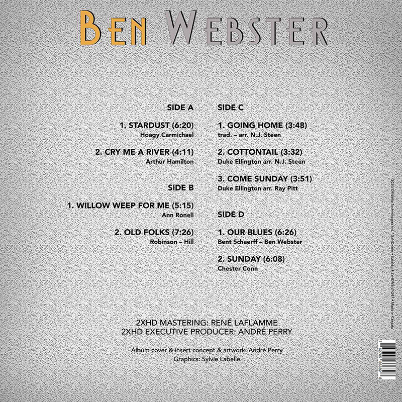 Ben Webster - Stardust (Vinil 200g, LP dublu)