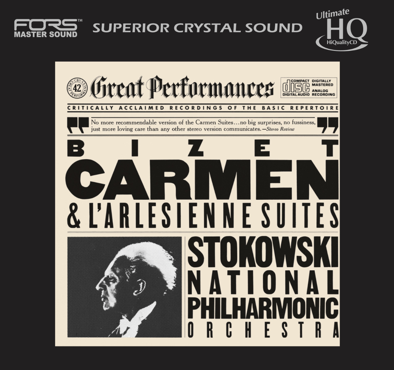 Leopold Stokowski - National Philharmonic Orchestra - Bizet: Carmen & L'Arlesienne Suites (UHQ) (UHQCD)