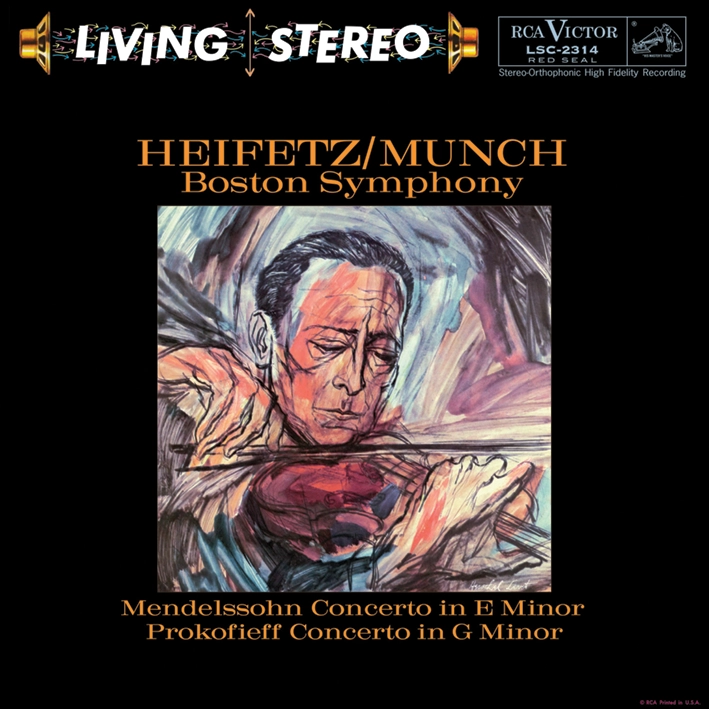 Jascha Heifetz / Charles Munch & Boston Symphony Orchestra - Mendelssohn: Concerto In E Minor (Vinil 180g, LP dublu)