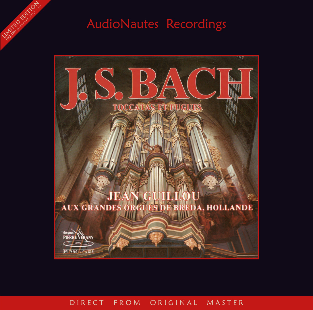 Jean Guillou aux grandes Orgues de Breda - J.S. Bach: Toccatas et Fugues (Vinil 180g, LP)