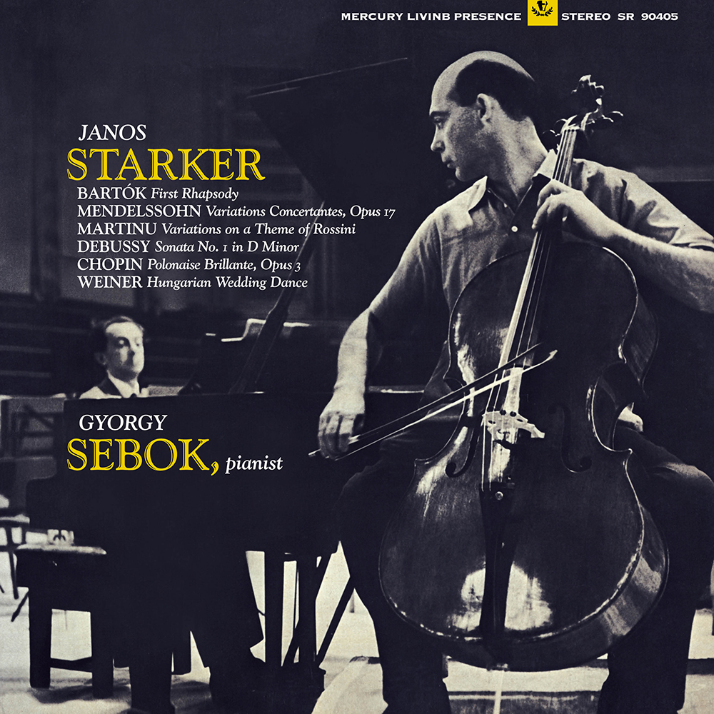 Janos Starker & Gyorgy Sebok - Bartok/Mendelssohn/Martinu/Debussy/Chopin/Weiner (Vinil 180g, LP)