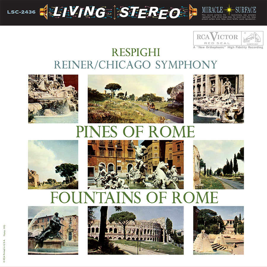 Fritz Reiner - Respighi: Pines Of Rome/Fountains Of Rome (Vinil 180g, LP dublu)