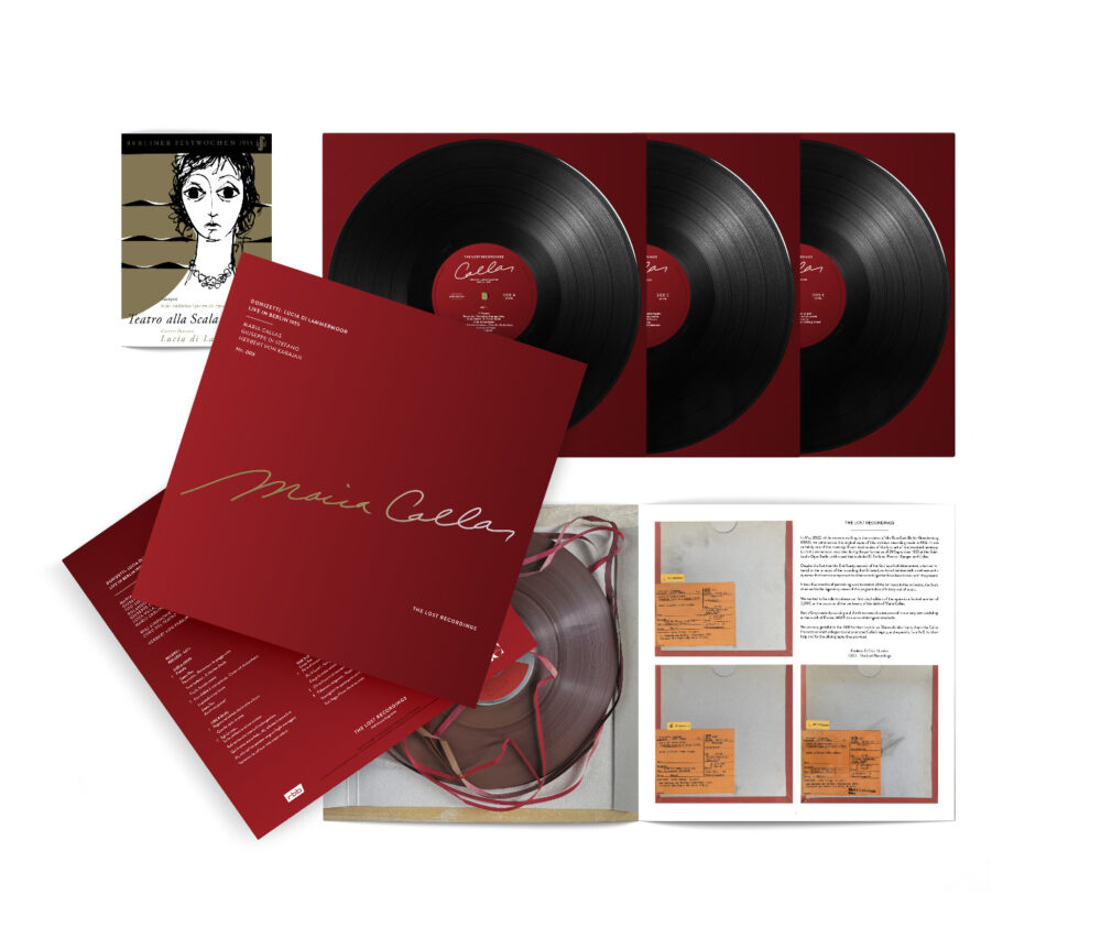 Maria Callas / Giuseppe di Stefano / Herbert von Karajan – Donizetti: Lucia di Lammermoor (Vinil 180g, 3 LP-uri)
