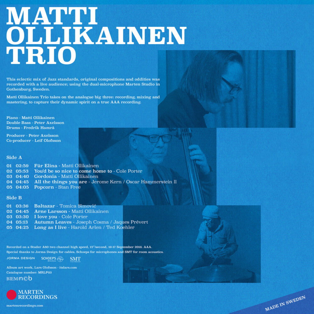 Matti Ollikainen Trio – Analogue Adventures (Vinil 180g, LP)