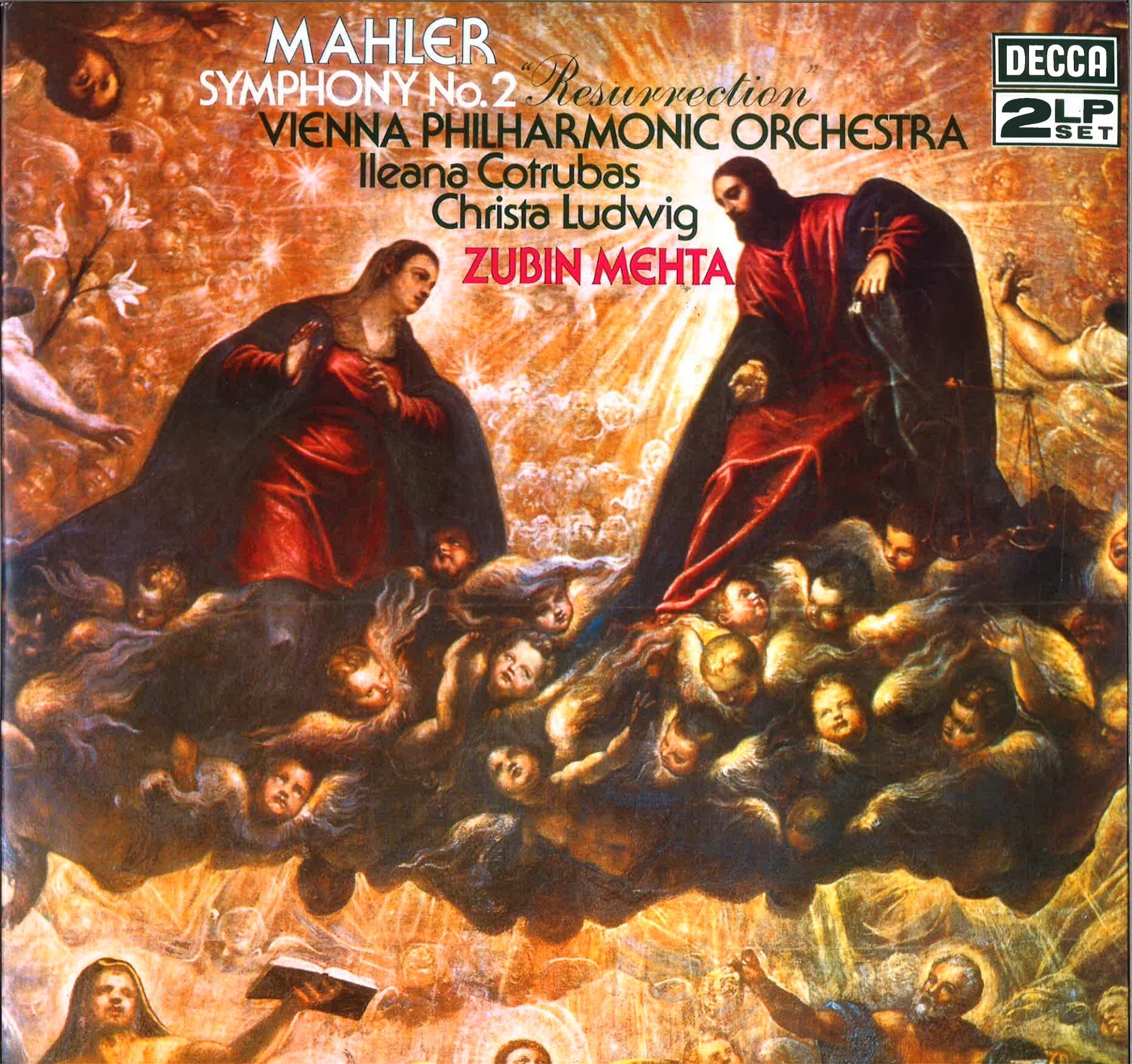 Zubin Mehta & Wiener Philharmoniker – Mahler: Symphony No. 2 "Resurrection" (Vinil 180g, LP dublu)