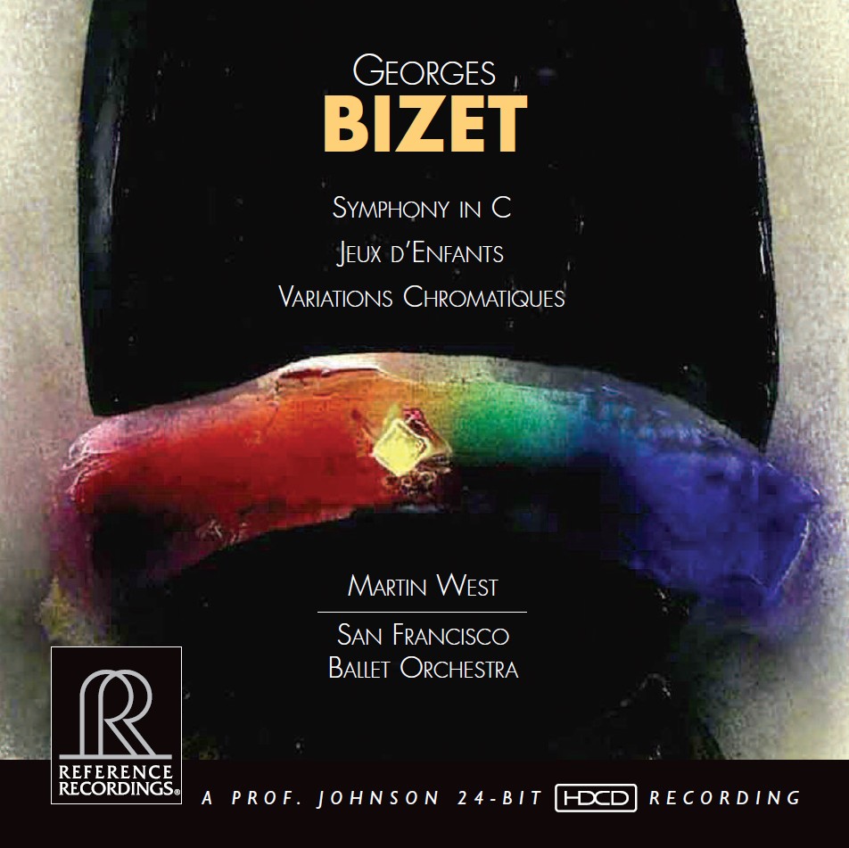 Martin West & San Francisco Ballet Orchestra: Georges Bizet - Symphony in C / Jeux d'enfants / Variations chromatiques (HDCD, CD)