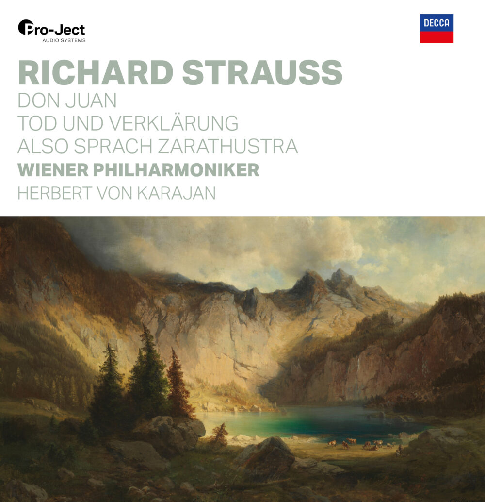 Herbert von Karajan & Wiener Philharmoniker – Richard Strauss: Don Juan, Tod und Verklärung, Also sprach Zarathustra (Vinil 180g, LP dublu)