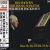 Wilhelm Backhaus – Beethoven: Piano Sonatas Nos. 19, 20, 22, 24, 25 & 27 (UHQCD)