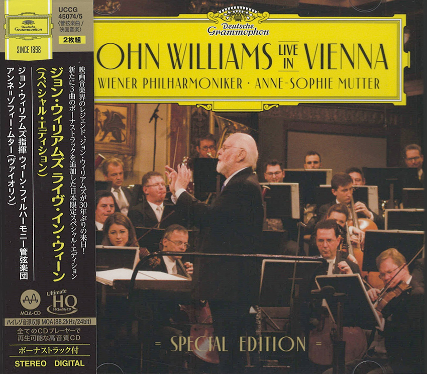 John Williams & Anne Sophie Mutter & Wiener Philharmoniker - Live in Vienna (Special Edition) (UHQCD dublu)