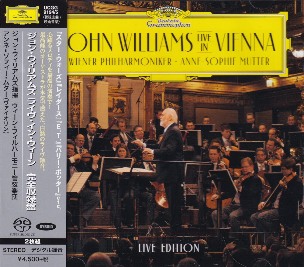 John Williams & Anne Sophie Mutter & Wiener Philharmoniker: Live In Vienna (SACD hibrid dublu)
