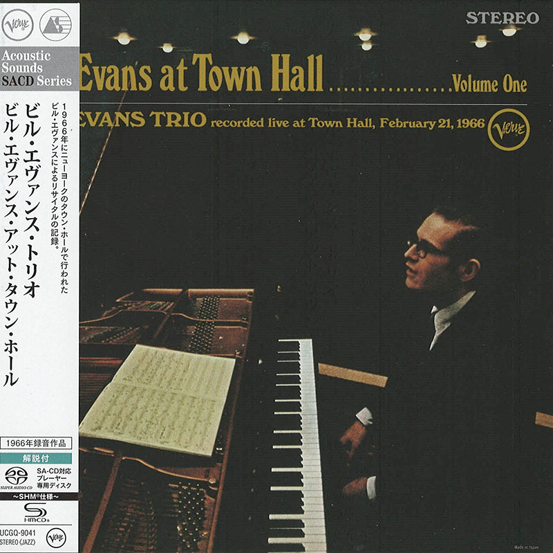 Bill Evans Trio – At Town Hall, Vol. 1 (SHM-SACD single layer)