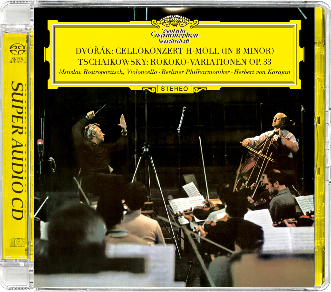 M. Rostropovich/H. v. Karajan & Berl. Philharmoniker: Dvorák-Cello Concerto, Tchaikovsky-Variations (SACD hibrid)